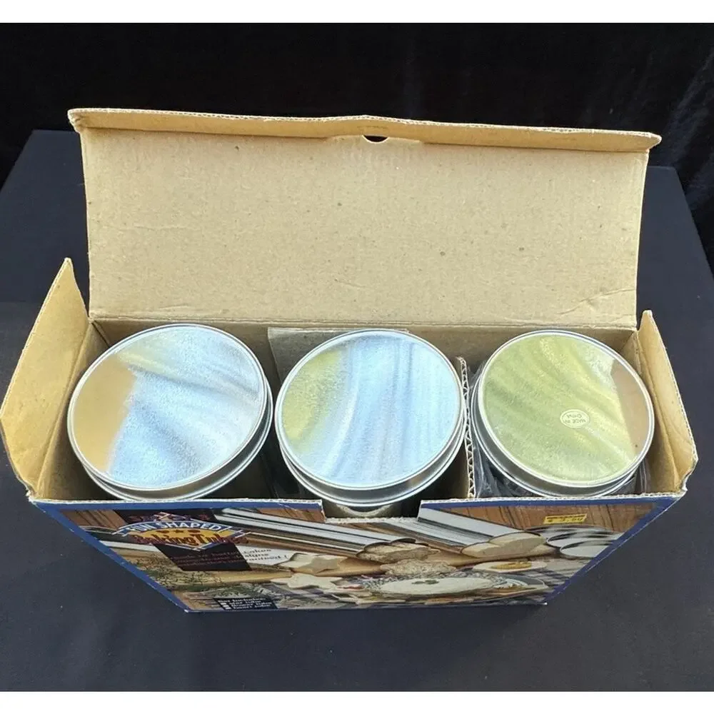 Fun Shaped Baking Tubes Set Of 3 Includes Star Flower & Heart Tubes New Open Box